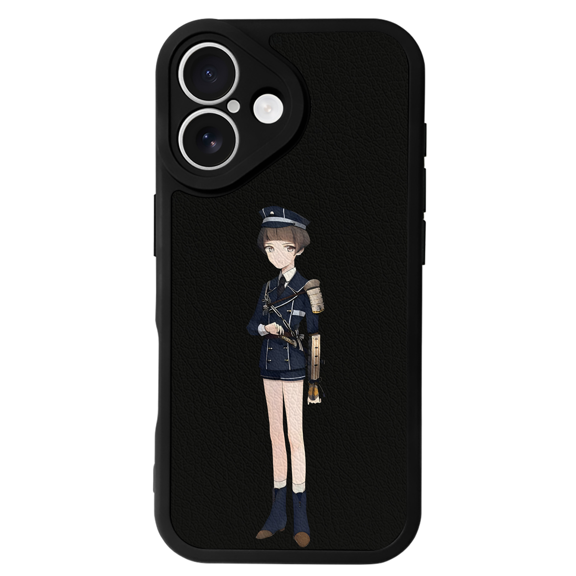 （画像用） 刀剣乱舞 Touken Ranbu 【iPhone 16シリーズ対応】シリコンスマホケース（レザー調） 材質：シリコン